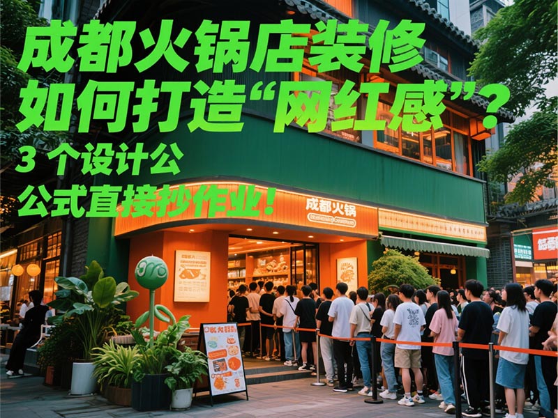 成都火鍋店裝修如何打造“網(wǎng)紅感”？3個(gè)設(shè)計(jì)公式直接抄作業(yè)！